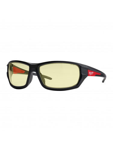LUNETTES DE SÉCURITÉ PERFORMANCE PERFORMANCE SAFETY GLASSES YELLOW - 1PC MILWAUKEE