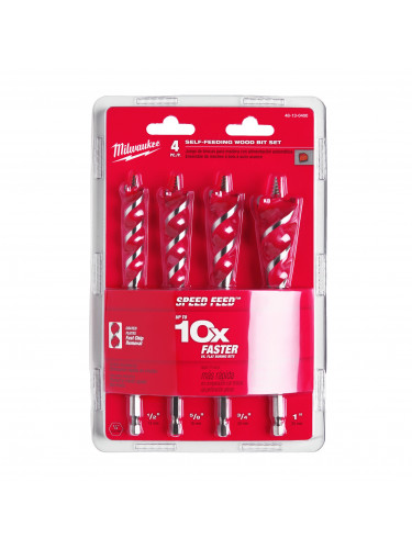 FORETS À BOIS SPEED FEED™ SPFD SET - 4 PCS MILWAUKEE