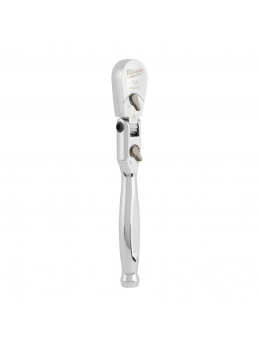 CLIQUET À TÊTE FLEXIBLE ¼″ 1/4" DRIVE FLEX HEAD RATCHET MILWAUKEE