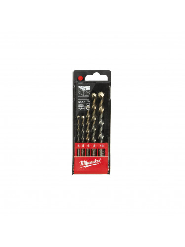 FORETS À BÉTON - TIGE RONDE CDB 5 PC SET 1 MILWAUKEE