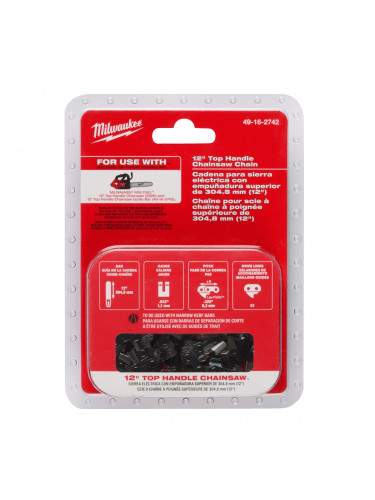CHAÎNES POUR TRONÇONNEUSES D'ÉLAGAGE 30 CM/ 12" SAW CHAIN 0.325" X 1.1 M18 FTHCHS30 MILWAUKEE