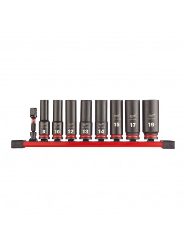 DOUILLES À CHOC SHOCKWAVE™ IMPACT DUTY 3/8" IMPACT SOCKET DEEP SET-9PC MILWAUKEE