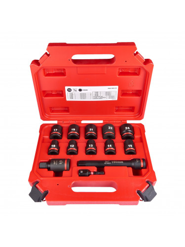 MODULE DOUILLE À CHOC ½″ 1/2" IMPACT SOCKET SET STD-13PC MILWAUKEE