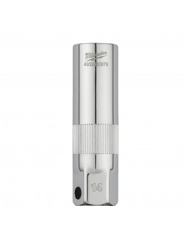 DOUILLE À BOUGIE ⅜″ 3/8" DRIVE SPARK PLUG SOCKET - 14 MM MILWAUKEE