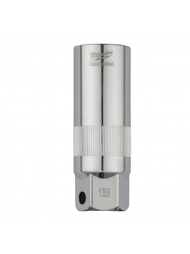 DOUILLE À BOUGIE ⅜″ 3/8" DRIVE SPARK PLUG SOCKET - 18 MM MILWAUKEE