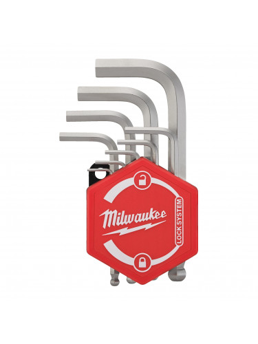 SET CLÉS HEXAGONALES EN L COMPACT HEX KEY 9 PC SET MILWAUKEE