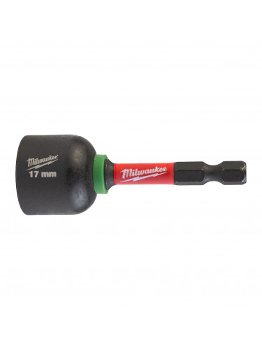 DOUILLES MAGNÉTIQUES SHOCKWAVE™ GEN II NUT DRIVER MAG SHW HEX17 X 65 MM - 1 PC MILWAUKEE