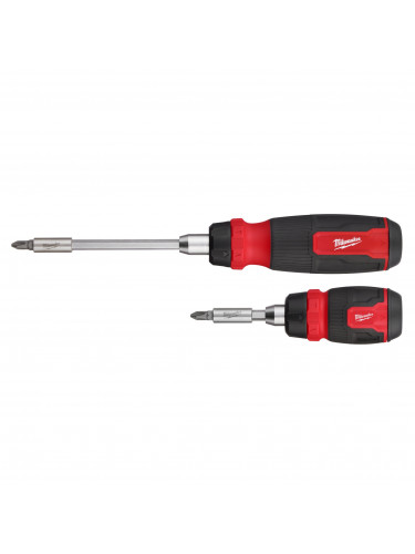 TOURNEVIS À CLIQUET 2 PC RATCHETING AND COMPACT RATCHETING MULTI-BIT SCREWDRIVER KIT MILWAUKEE