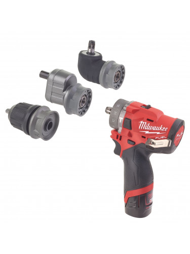 M12 FUEL™ PERCEUSE À PERCUSSION 6 EN 1 AVEC MANDRINS AMOVIBLES M12 FPDXKIT-202X MILWAUKEE