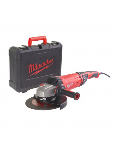 MEULEUSE 2400 W AVEC AVS, DÉBRAYAGE DE SÉCURITÉ ET FREIN DE DISQUE AGVKB 24-230 EKX DMS KIT MILWAUKEE