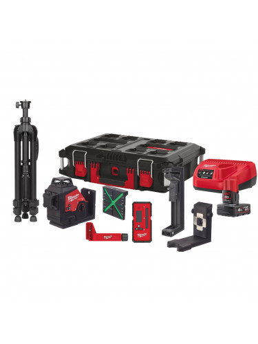 M12™ LASER VERT 3 LIGNES 360° M12 3PLKIT-401P MILWAUKEE