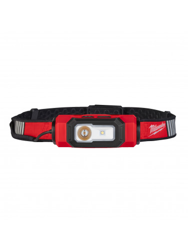 LAMPE FRONTALE RECHARGEABLE 600 LUMENS COMPATIBLE CASQUE L4 HL-VIS-301 MILWAUKEE