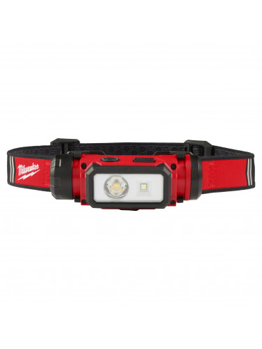 LAMPE FRONTALE RECHARGEABLE 600 LUMENS COMPATIBLE CASQUE L4 HL2-301 MILWAUKEE