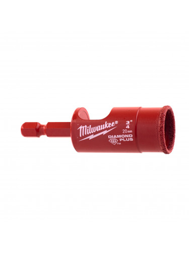 DIAMOND MAX™ - FORETS¼″ À EAU/À SEC 20 MM ¼" HEX MILWAUKEE
