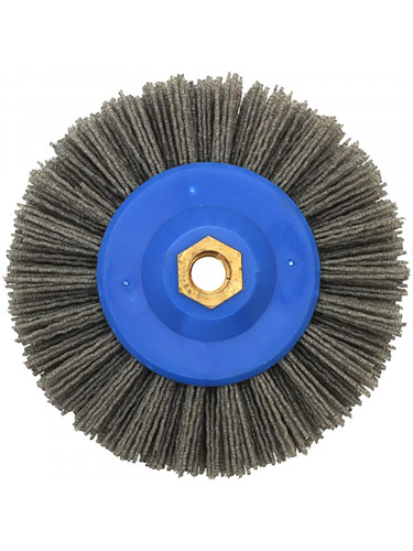 Brosse circulaire à fils acier abrasifs pour polisseuses Makita