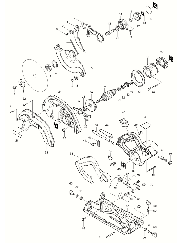 SCIE CIRCULAIRE MAKITA 5704R