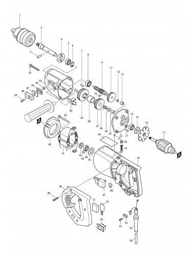 Vue éclatée Makita 63004#01