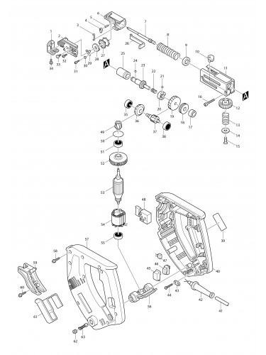Vue éclatée Makita 6830#01