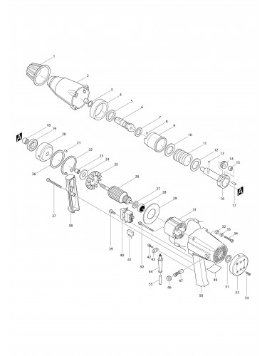 Vue éclatée Makita 6906#01