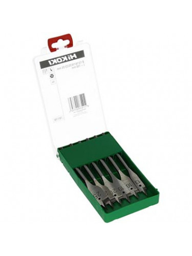 COFFRET MECHES BOIS PLATES HIKOKI 781792 (13, 16, 20, 22, 25 mm)