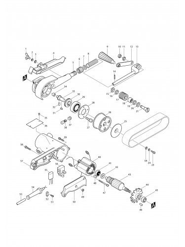 Vue éclatée Makita 9030#01