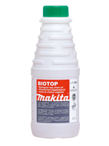 Huile pour chaînes tronçonneuses Biotop, 1l Makita