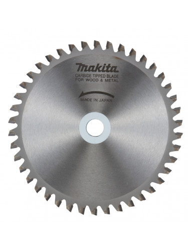 Lame carbure bois et métal pour scies circulaires Makita