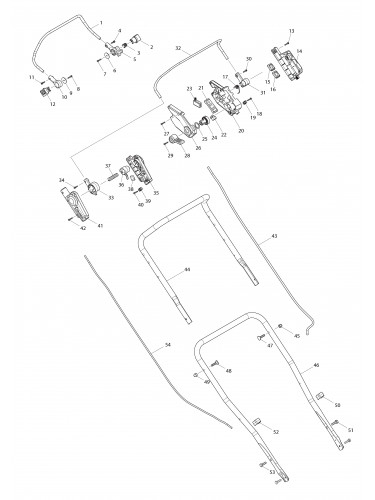 Vue éclatée Makita AM3846#01