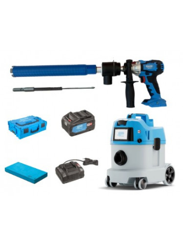 PACK CAROTTEUSE SANS FIL BAIER ABDB 82 + COURONNE + PLAQUE D'AFFUTAGE 