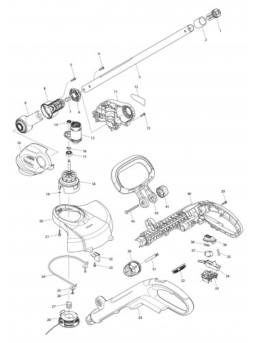 Vue éclatée Makita AT1826#01