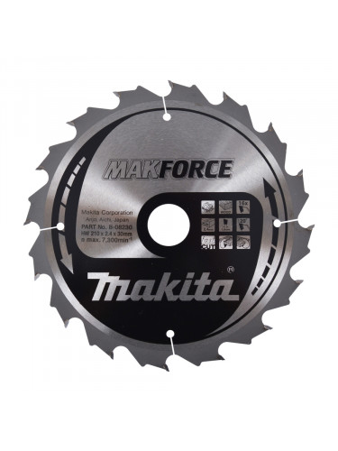 Lames carbures ''MakForce'', pour bois, pour scies circulaires Makita