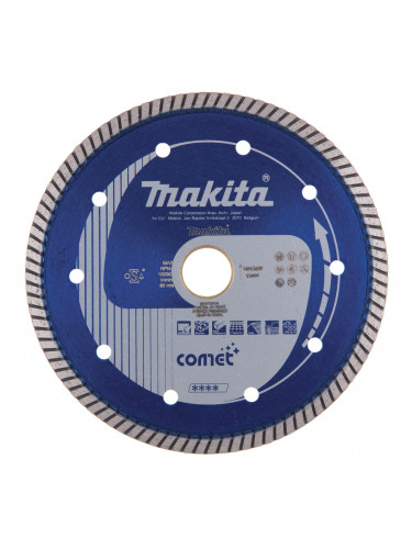 Disques diamant COMET Spécialisés, JANTE CRENELÉE pour matériaux durs Makita