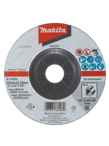 Meules à ébarber pour aluminium, pour meuleuses d'angle Makita