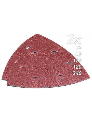 Assortiment triangles abrasifs pour BOIS Makita