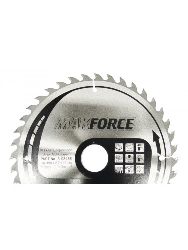 Lame scie circulaire, spécialisée t.c.t, 136 x 20 mm, 36 t Makita