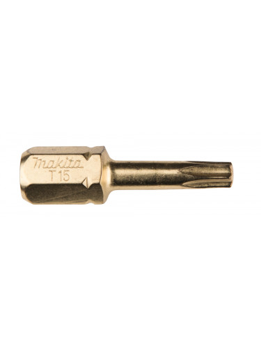 Embout de vissage Impact Gold, T15, 25 mm, par 2 Makita