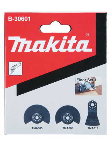 Jeu de 3 accessoires sol pour outil multifonction Makita