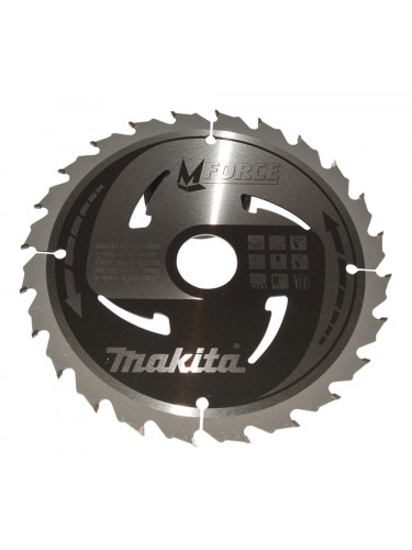 Lame de scie circulaire, M-Force T.C.T, 185 x 30 mm, 24 dents Makita