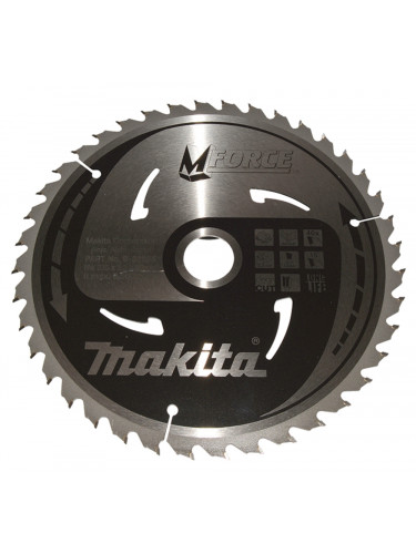 Lames carbures ''MForce'', pour bois, pour scies circulaires Makita