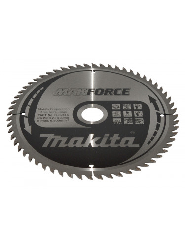 Lame de scie circulaire, Makforce T.C.T, 235 x 30 mm, 60 dents Makita