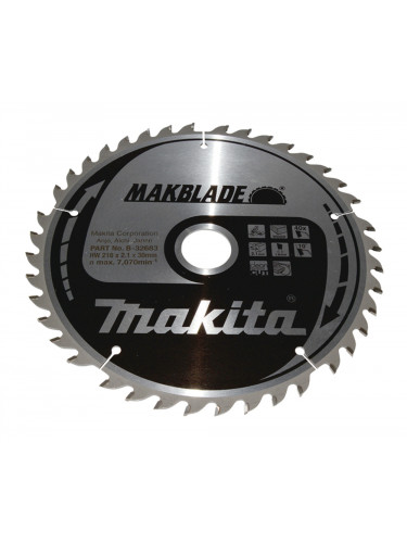 Lames carbure ''Makblade'' Bois, pour scies radiales et à onglets Makita