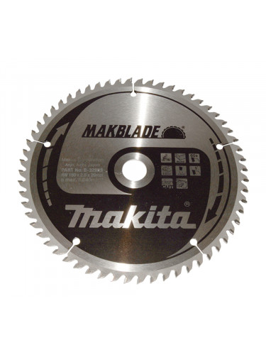 Lame de scie circulaire, Makblade T.C.T, 190 x 20 mm, 60 dents Makita