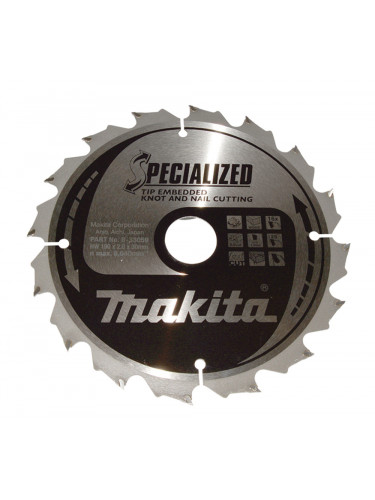 Lame de scie circulaire, alliage T.C.T spécialisé, 190 x 30 mm, 16 dents Makita