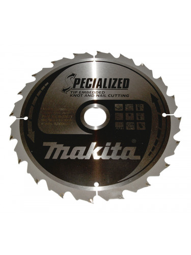 Lame de scie circulaire, alliage T.C.T spécialisé, 235 x 30 mm, 20 dents Makita