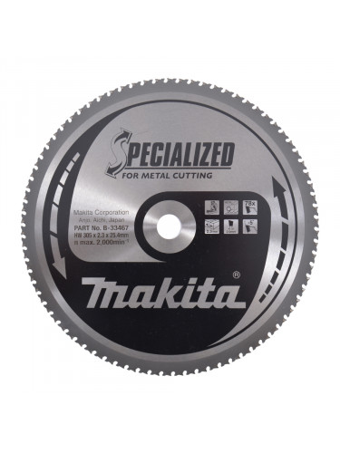 Lame de scie circulaire, alliage T.C.T spécialisé, 305 x 25,4 mm, 78 dents Makita