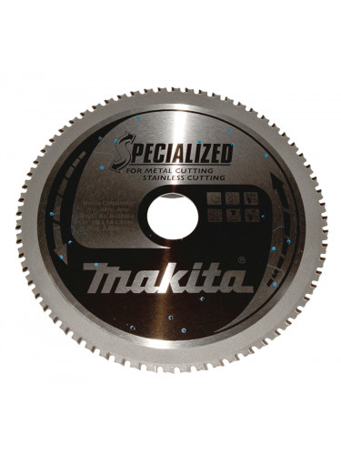 Lame de scie circulaire, alliage T.C.T spécialisé, 185 x 30 mm, 64 dents Makita