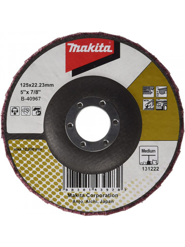 Disque à lamelles pour conditionnement de surface Makita