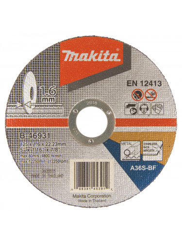 Disques à tronçonner métal et inox pour meuleuses Makita