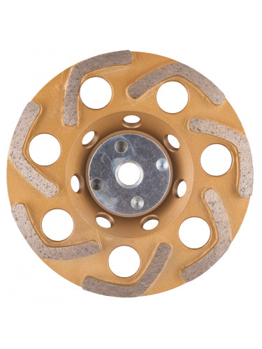 Plateau de ponçage diamant à faibles vibrations (matériaux calcaires) pour meuleuses Ø 125 mm Makita
