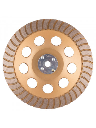 Plateau de ponçage diamant à faibles vibrations (travaux de finition) pour meuleuses Ø 125 et 230 mm  Makita